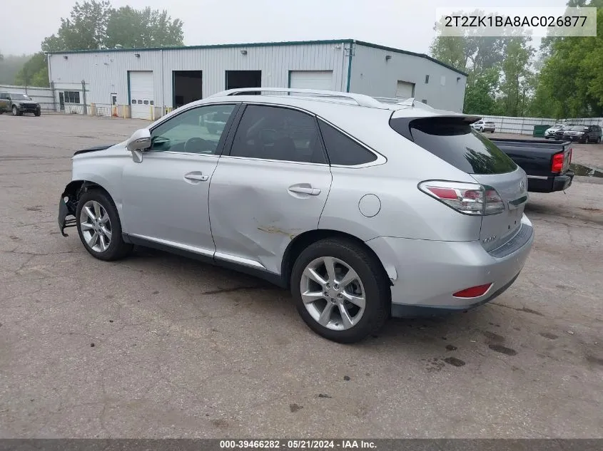 2T2ZK1BA8AC026877 2010 Lexus Rx 350