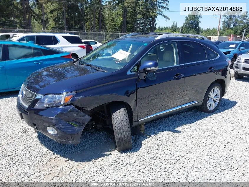 JTJBC1BAXA2014888 2010 Lexus Rx 450H