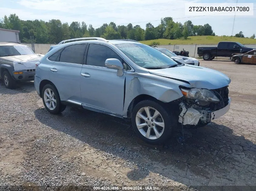 2T2ZK1BA8AC017080 2010 Lexus Rx 350