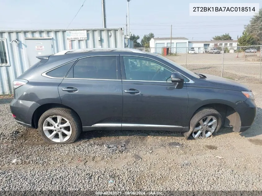 2T2BK1BA7AC018514 2010 Lexus Rx 350