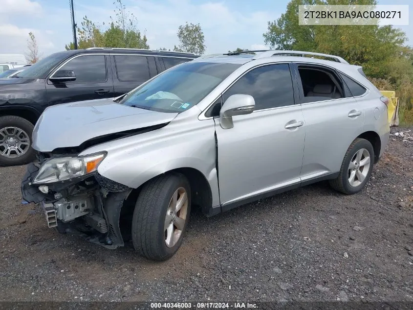 2T2BK1BA9AC080271 2010 Lexus Rx 350