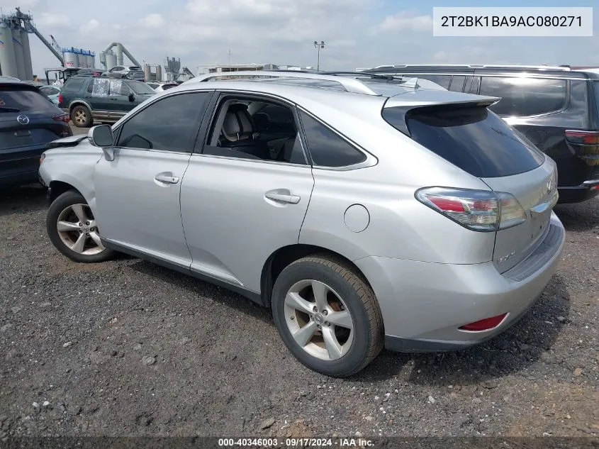 2T2BK1BA9AC080271 2010 Lexus Rx 350