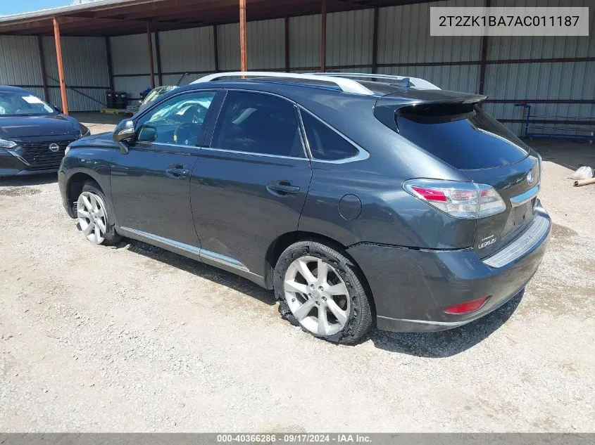 2T2ZK1BA7AC011187 2010 Lexus Rx 350