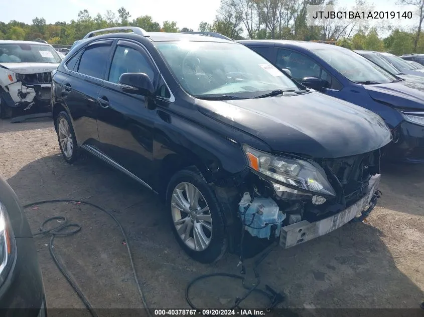 JTJBC1BA1A2019140 2010 Lexus Rx 450H