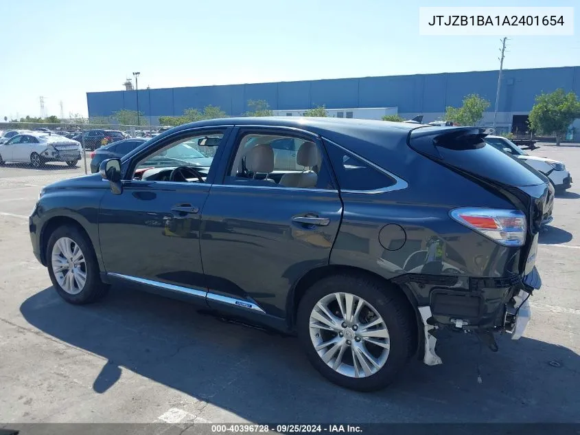 JTJZB1BA1A2401654 2010 Lexus Rx 450H