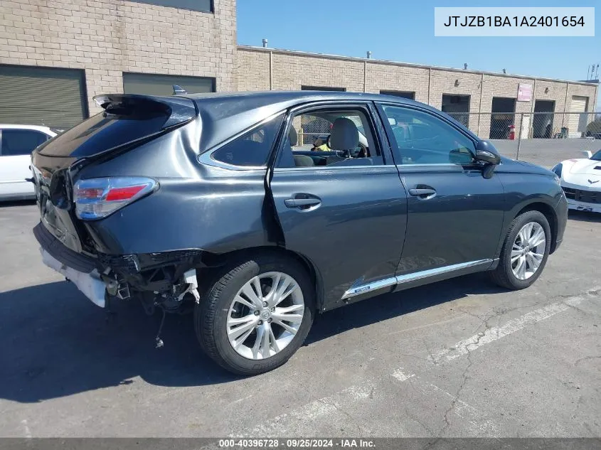 JTJZB1BA1A2401654 2010 Lexus Rx 450H