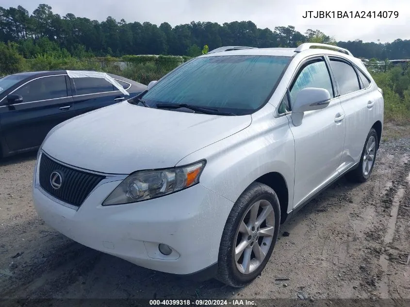 2010 Lexus Rx 350 VIN: JTJBK1BA1A2414079 Lot: 40399318