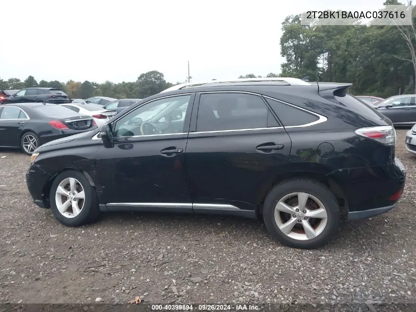 2T2BK1BA0AC037616 2010 Lexus Rx 350