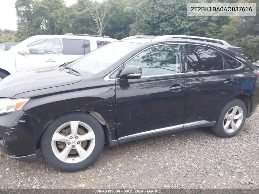 2T2BK1BA0AC037616 2010 Lexus Rx 350