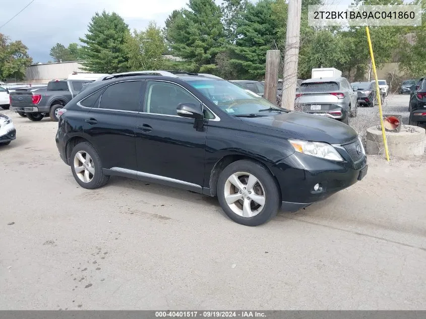 2T2BK1BA9AC041860 2010 Lexus Rx 350