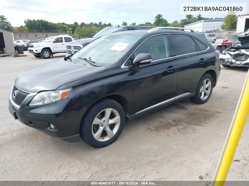 2T2BK1BA9AC041860 2010 Lexus Rx 350