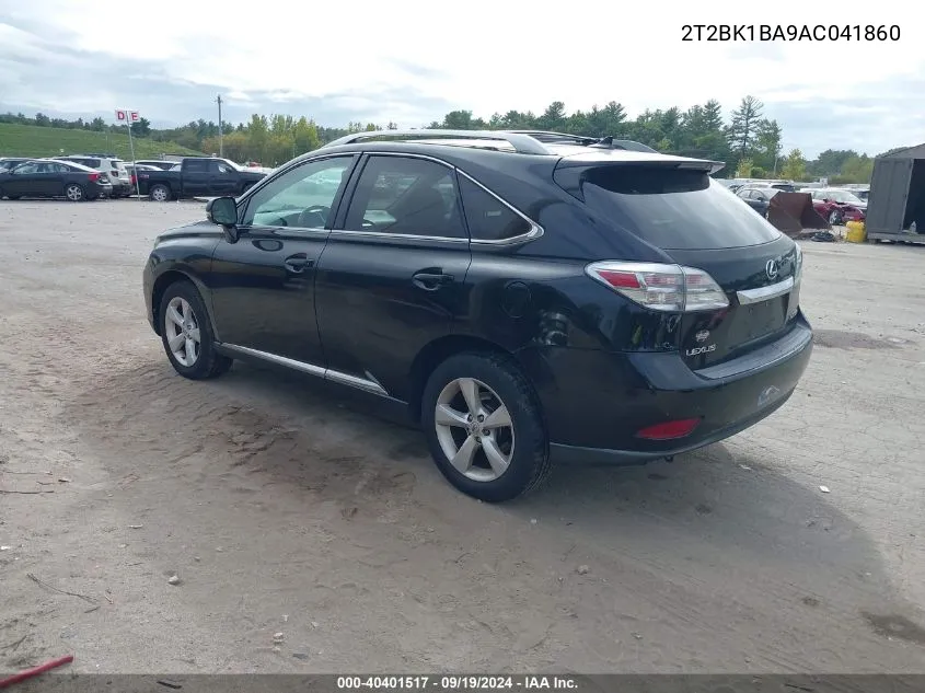 2T2BK1BA9AC041860 2010 Lexus Rx 350