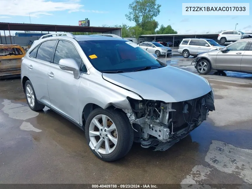 2T2ZK1BAXAC017033 2010 Lexus Rx 350