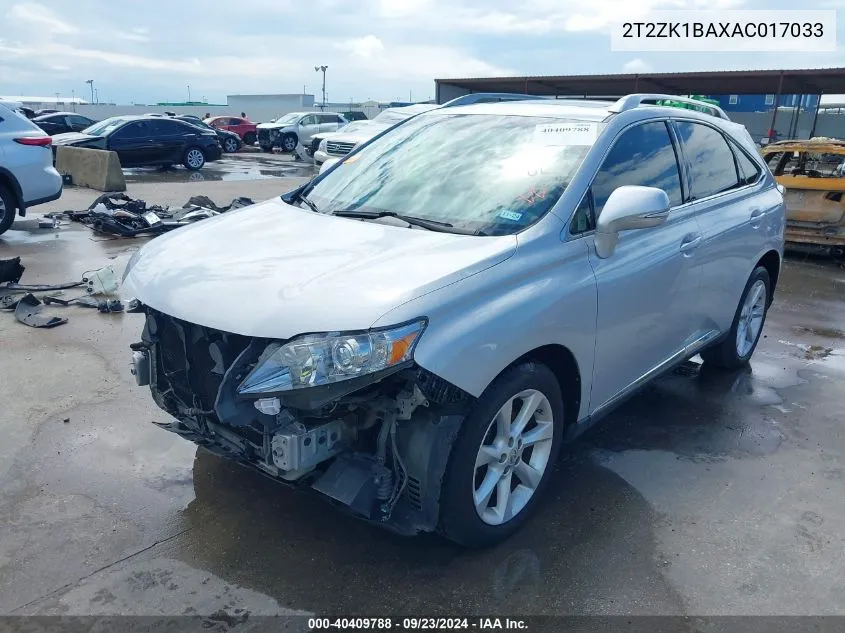 2T2ZK1BAXAC017033 2010 Lexus Rx 350