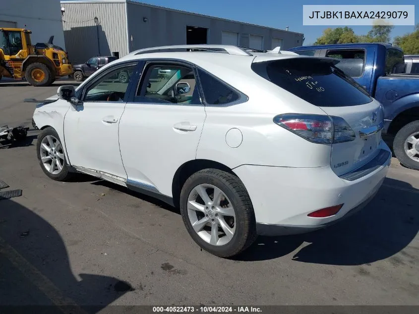 JTJBK1BAXA2429079 2010 Lexus Rx 350