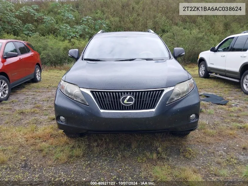 2T2ZK1BA6AC038624 2010 Lexus Rx 350