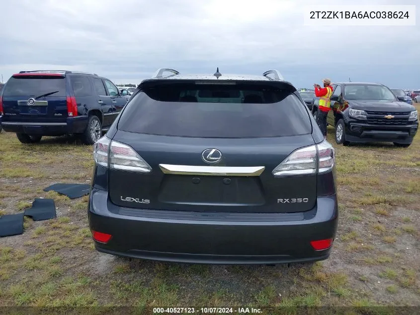 2T2ZK1BA6AC038624 2010 Lexus Rx 350