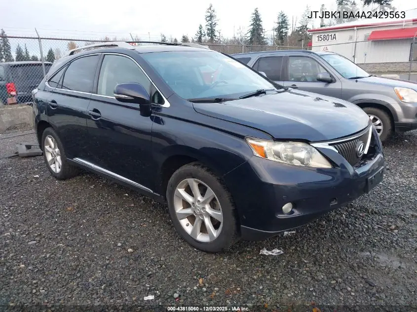 JTJBK1BA4A2429563 2010 Lexus Rx 350
