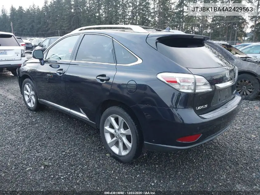 JTJBK1BA4A2429563 2010 Lexus Rx 350