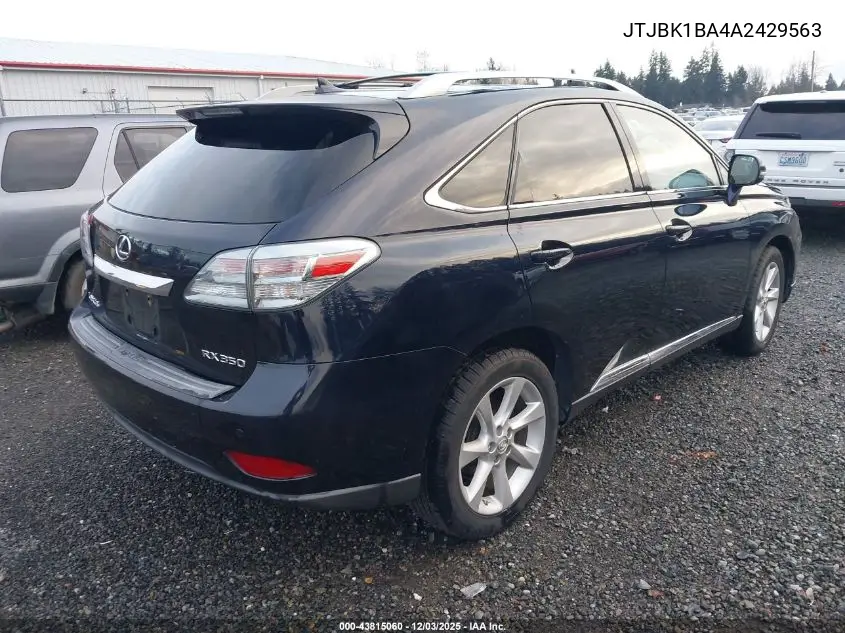 JTJBK1BA4A2429563 2010 Lexus Rx 350