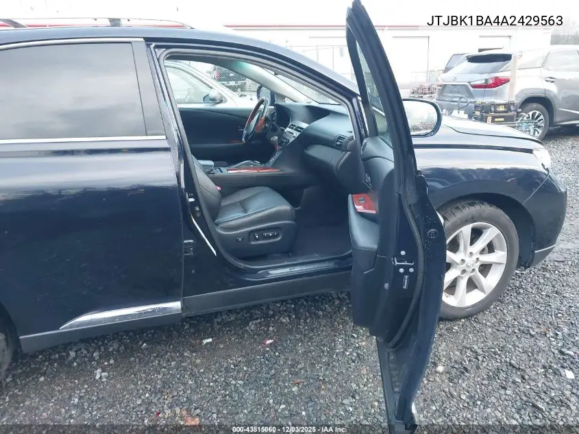 JTJBK1BA4A2429563 2010 Lexus Rx 350