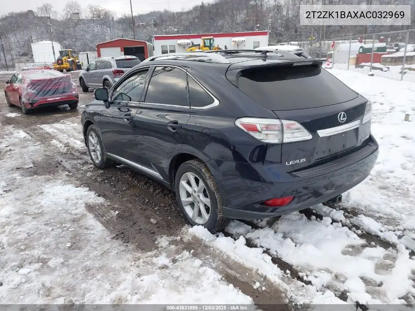 2T2ZK1BAXAC032969 2010 Lexus Rx 350
