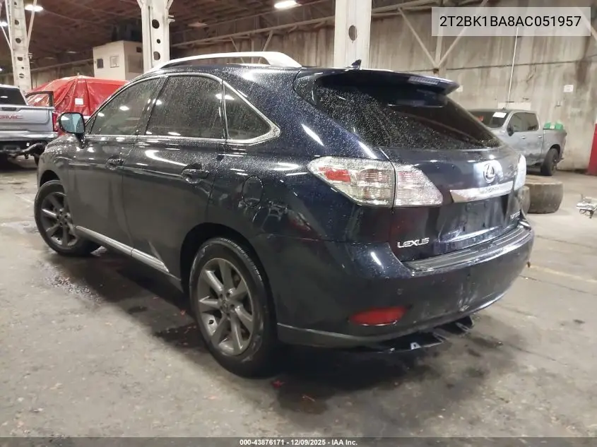 2T2BK1BA8AC051957 2010 Lexus Rx 350