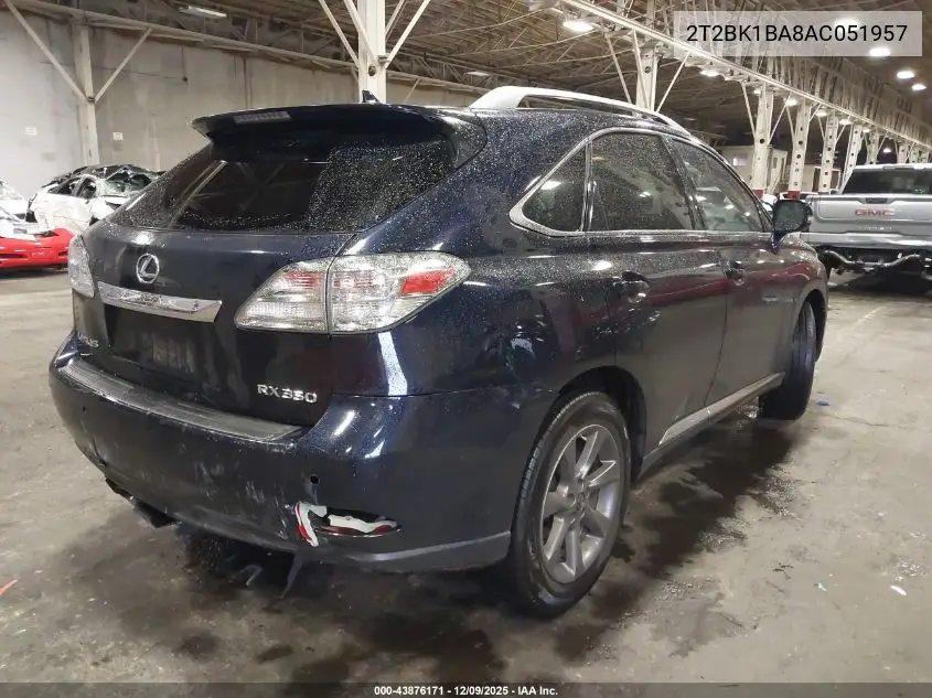2T2BK1BA8AC051957 2010 Lexus Rx 350