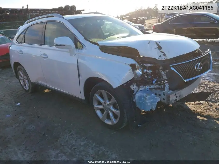 2T2ZK1BA1AC041186 2010 Lexus Rx 350