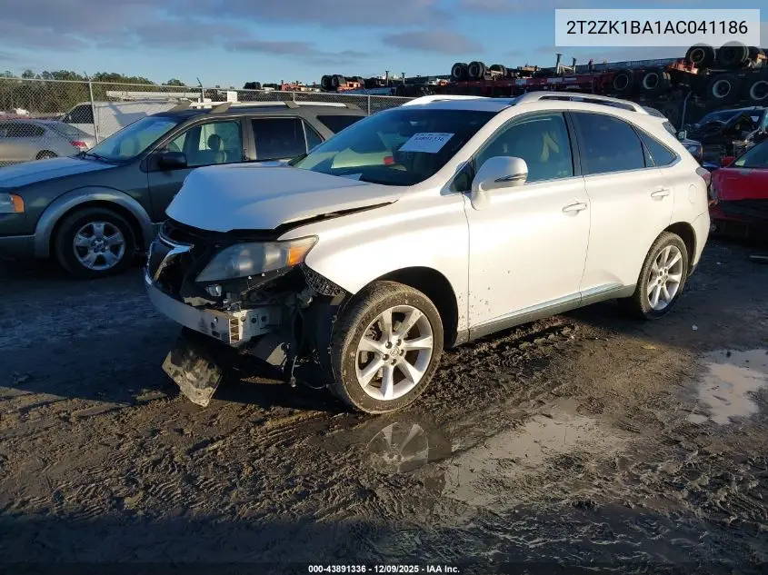 2T2ZK1BA1AC041186 2010 Lexus Rx 350
