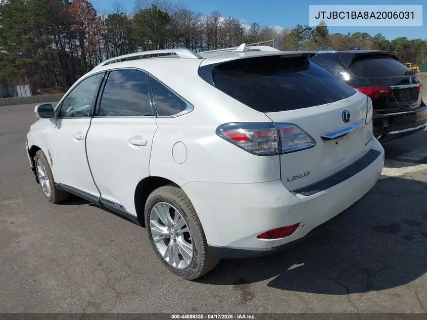 JTJBC1BA8A2006031 2010 Lexus Rx 450H