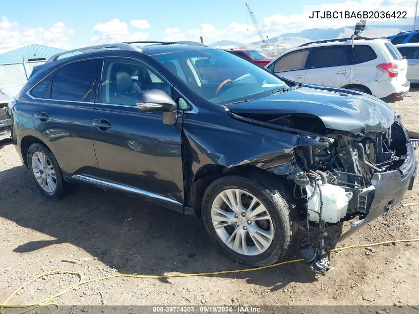 JTJBC1BA6B2036422 2011 Lexus Rx 450H