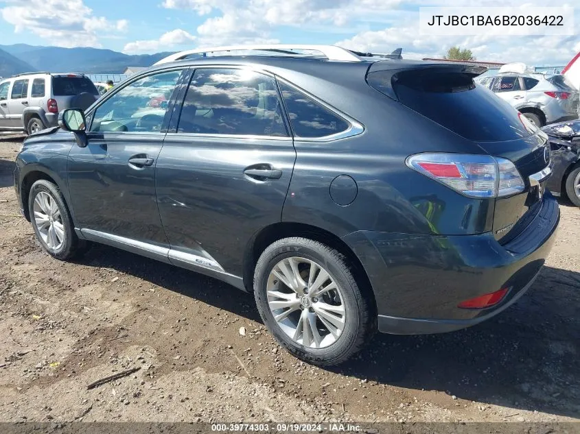 JTJBC1BA6B2036422 2011 Lexus Rx 450H