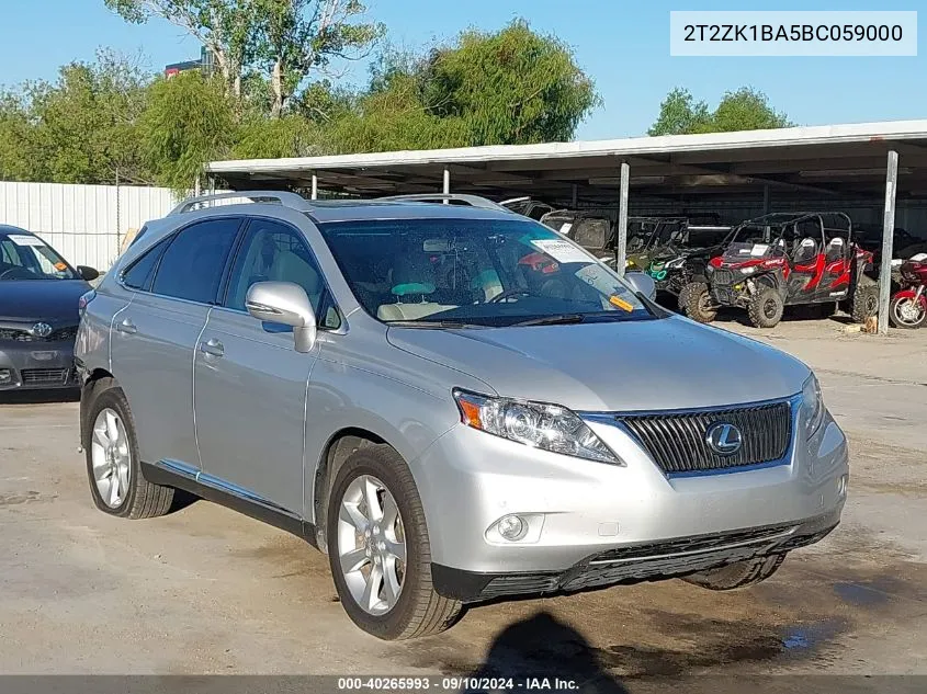 2T2ZK1BA5BC059000 2011 Lexus Rx 350