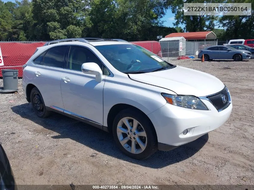 2T2ZK1BA1BC050164 2011 Lexus Rx 350