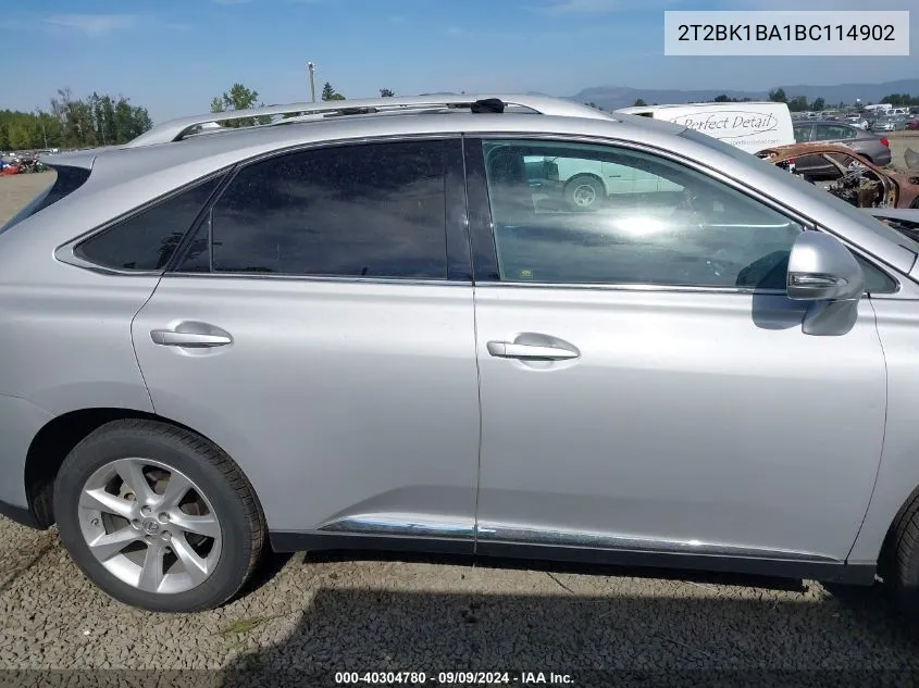 2T2BK1BA1BC114902 2011 Lexus Rx 350