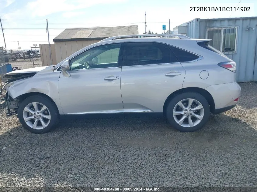 2T2BK1BA1BC114902 2011 Lexus Rx 350