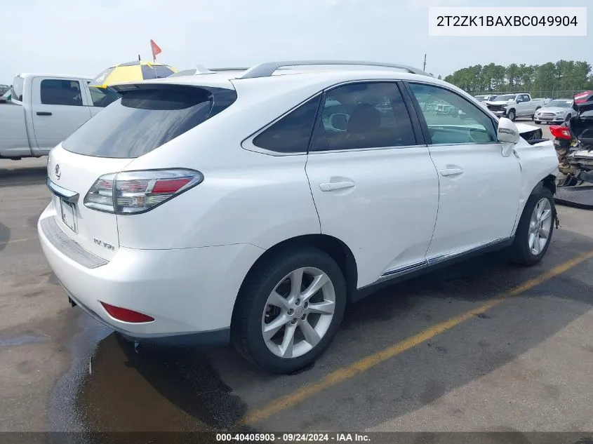 2T2ZK1BAXBC049904 2011 Lexus Rx 350