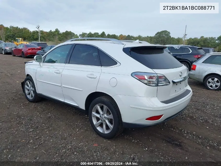 2T2BK1BA1BC088771 2011 Lexus Rx 350