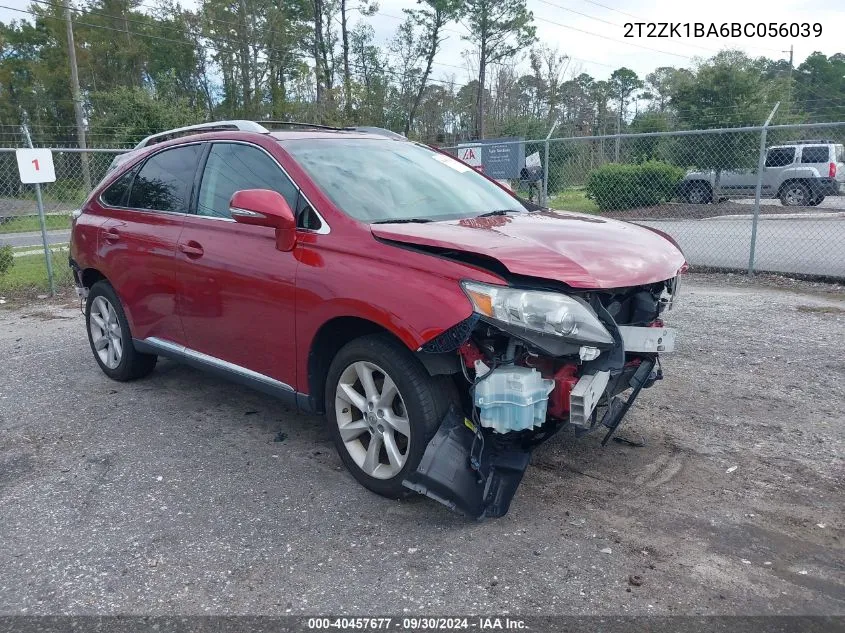 2T2ZK1BA6BC056039 2011 Lexus Rx 350 350