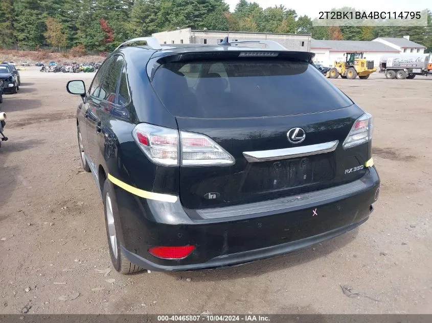 2T2BK1BA4BC114795 2011 Lexus Rx 350