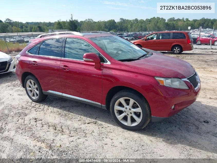 2T2ZK1BA2BC053896 2011 Lexus Rx 350 350