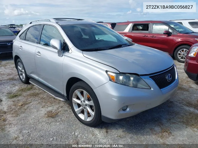 2T2ZK1BA9BC056827 2011 Lexus Rx 350