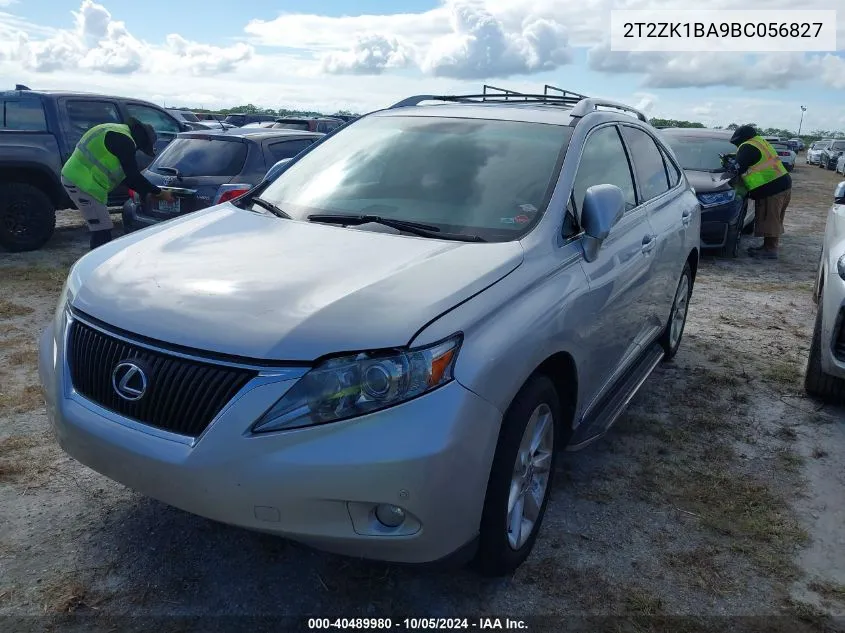 2T2ZK1BA9BC056827 2011 Lexus Rx 350