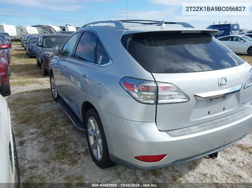 2T2ZK1BA9BC056827 2011 Lexus Rx 350