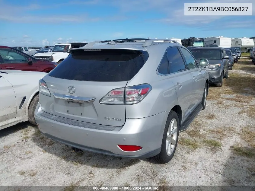 2T2ZK1BA9BC056827 2011 Lexus Rx 350