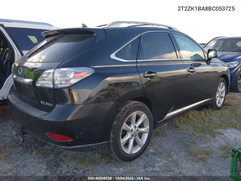 2T2ZK1BA8BC053725 2011 Lexus Rx 350