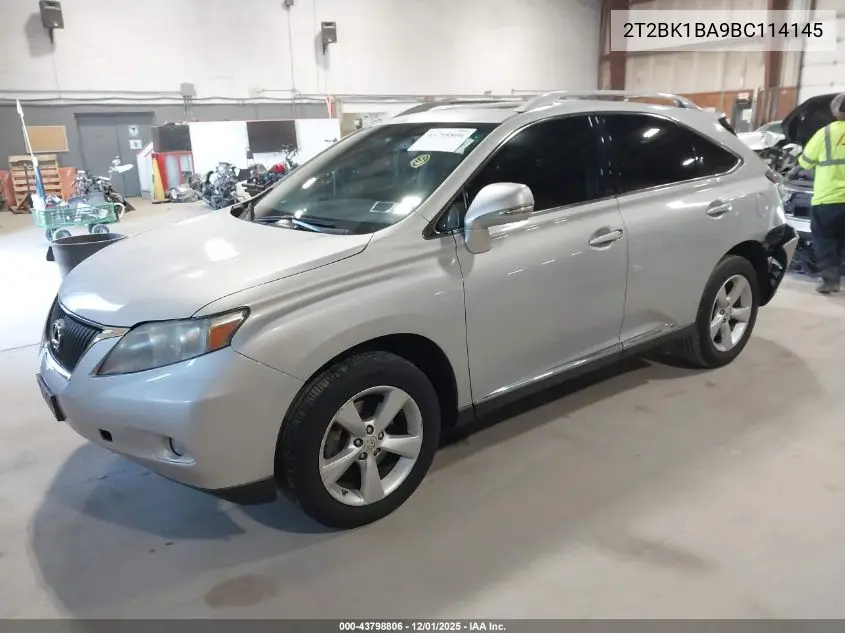2T2BK1BA9BC114145 2011 Lexus Rx 350