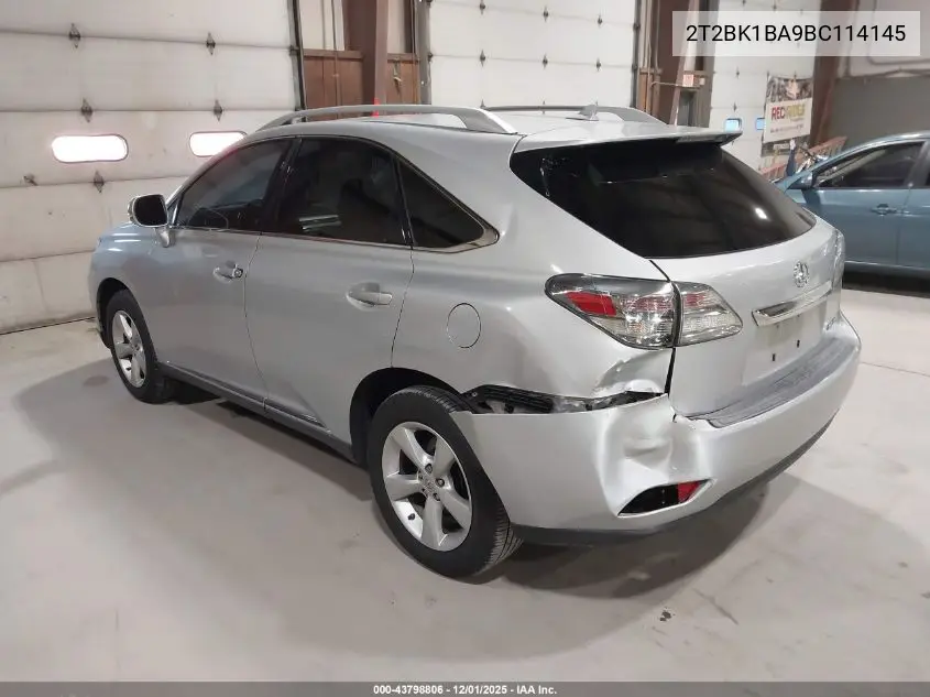 2T2BK1BA9BC114145 2011 Lexus Rx 350