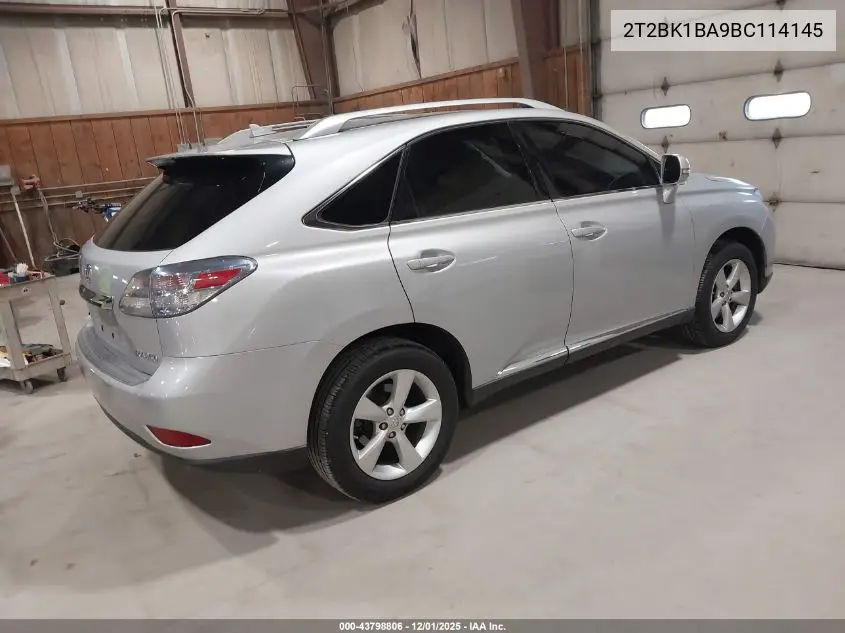 2T2BK1BA9BC114145 2011 Lexus Rx 350